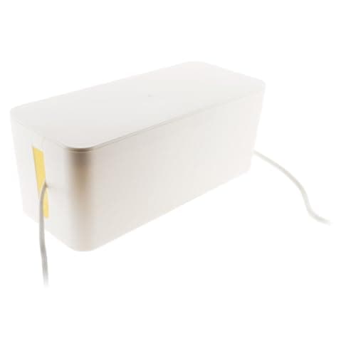 Cache Multiprise Boie Blanc 12 Ports - Protection contre les surtensions pour Utilisation Maison et Bureau, Zenitech