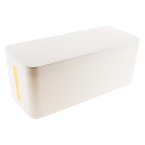 Cache Multiprise Boie Blanc 12 Ports - Protection contre les surtensions pour Utilisation Maison et Bureau, Zenitech