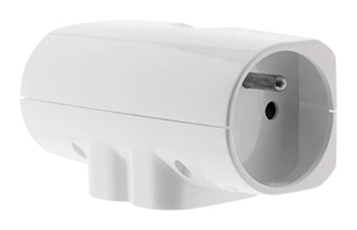 Zenitech Quadriplite 2x 16A + 2x 6A latérale Blanc pour installateurs professionnels au bureau de travail