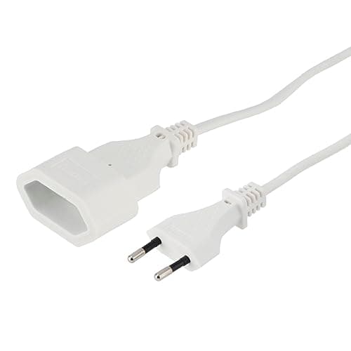 Hama Rallonge éléctrique 5m blanc pour intérieur Euro prise plate