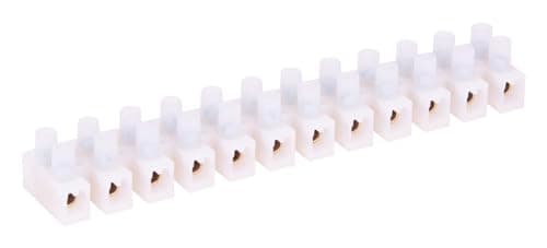 Zenitech Barrette de connexion haute température pour câbles 6mm² -110°C max - Électromécanique sécuritaire - 6 pièces