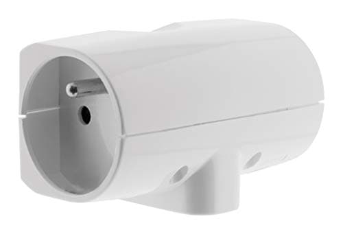 Multiprise Zenitech 2P 6A + 2P+T 16A Blanc