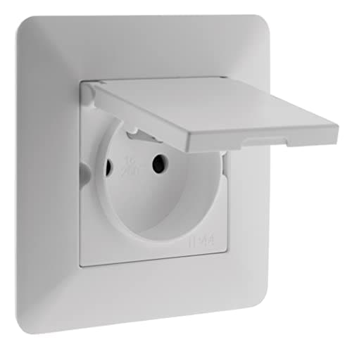 Titre SEO optimisé : 
Artezo Prise Double 2P+TTitanium Zenitech - Sécurité et Durabilité pour Maison et Bureau — Prise étanche