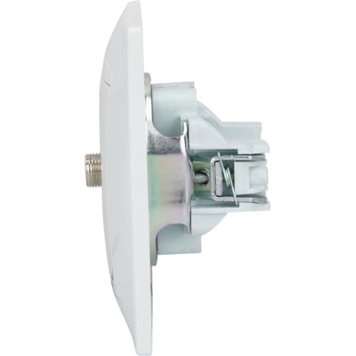 Zenitech Prise téléphonique encastrée mâle Ø7mm Type F - Blanc - Fonctionnelle pour maisons modernes - Éléments de décor