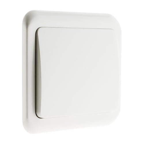 Zenitech Interrupteur_simple_encastré_Blanc_Antaria