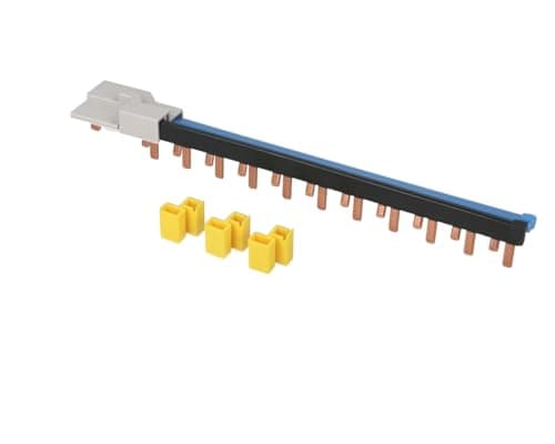 Peigne interdiff Abbott ABT 190160 - raccordement à vis - pour n+p+capot - 13 modules