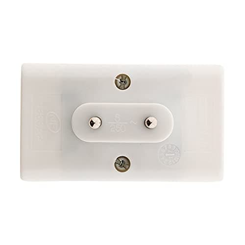 Multiprise Triplite Zenitech 6A latérale blanche pour bureau