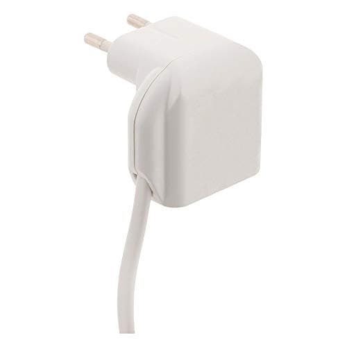 Zenitech Prolongateur HO3VVH2-F 2x 0,75mm² Câble Rallonge Blanc 3m Idéal pour Appareils Électriques Intérieurs Normes NF