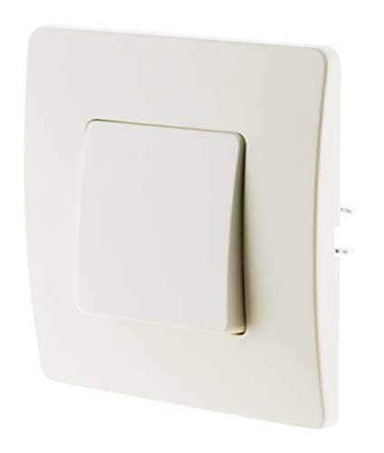 Zenitech - Bouton Poussoir - Blanc | Fixation Rapide | Blanc CE NF | Blanc Rapide Câblage