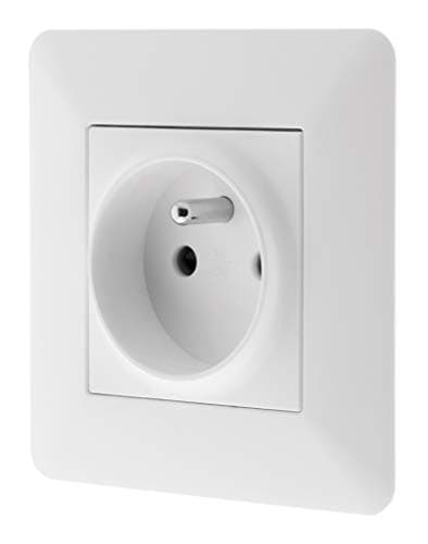 Prise encastrable Zenitech 16A Blanc Idéal pour Cuisine & Séjour Design & Sécurité Garantie Artizo