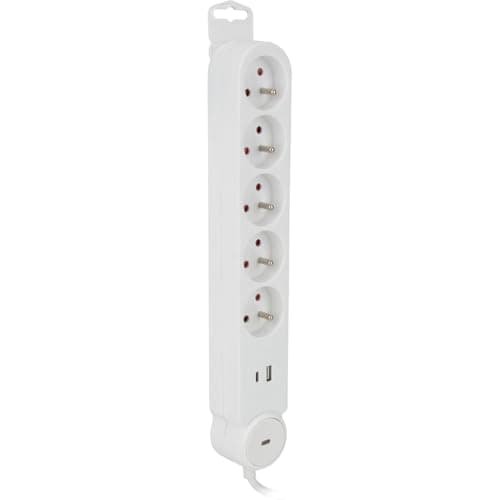 Multiprise Zenitech 5x16A USB A+C Interrupteur American Consumers Love