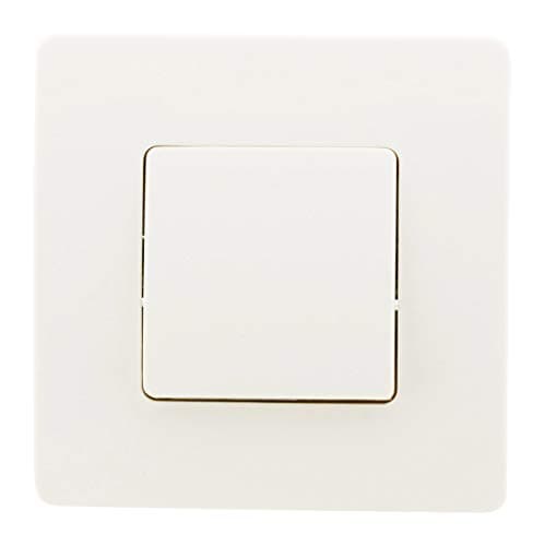Zenitech - Bouton Poussoir - Blanc | Fixation Rapide | Blanc CE NF | Blanc Rapide Câblage