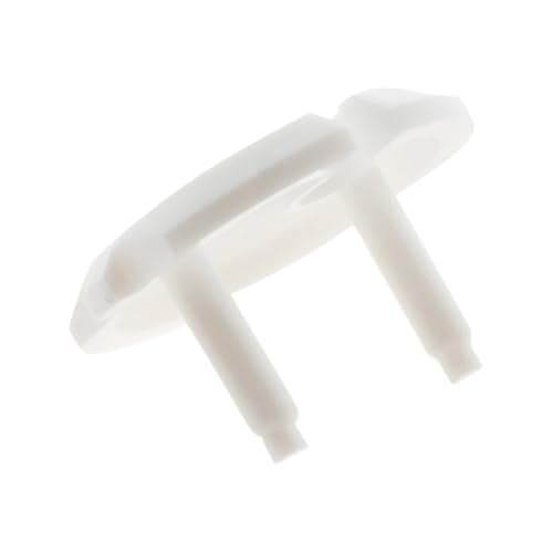 Zenitech - Cache Prises Électriques 2P+T blanc avec Clé - Set de 3 Caches Prises Décoratifs Sûrs Maison Électrique Rénov