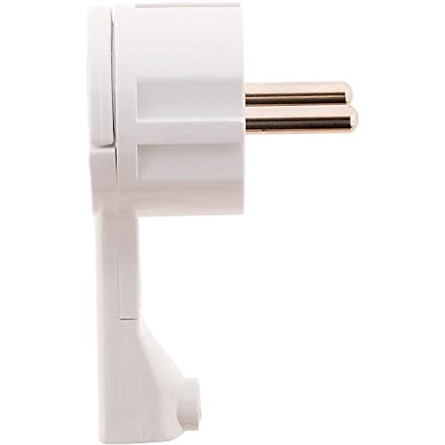 FICHE MÂLE 2P+T 16A EXTRAPLAN EXQUISEMENT BLANC - ZENITECH