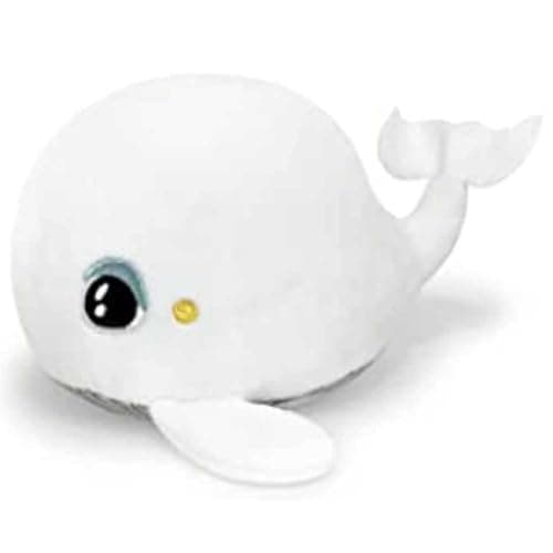Pabobo Veilleuse Baleine Shakies Enfant & Bébé Lumière Douce Portable Secouer pour Allumer Minuteur Lavable Piles Inclue