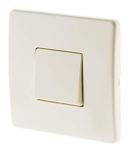 Zenitech Vega 2 Bouton Poussoir Blanc avec Vis et Griffes - Pour Installation Électronique ou Réparation Domestique