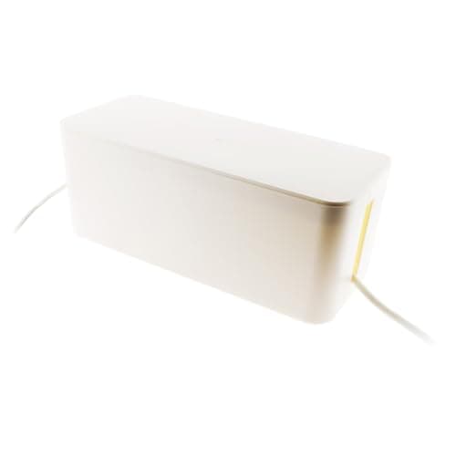 Cache Multiprise Boie Blanc 12 Ports - Protection contre les surtensions pour Utilisation Maison et Bureau, Zenitech