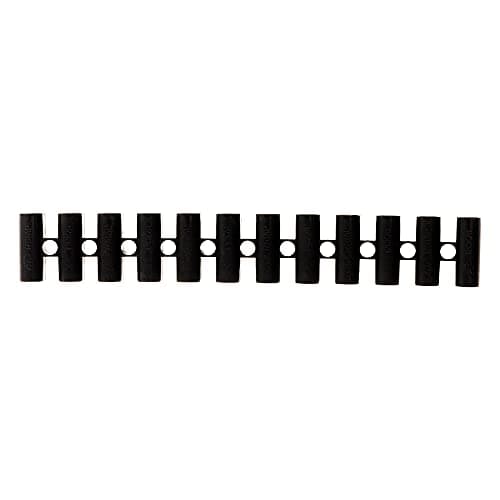 Zenitech - Barrette à cheveux noir pour femmes - cheveux courts - coiffure facile - 12 plots - 16mm²