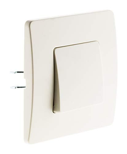 Zenitech - Bouton Poussoir - Blanc | Fixation Rapide | Blanc CE NF | Blanc Rapide Câblage