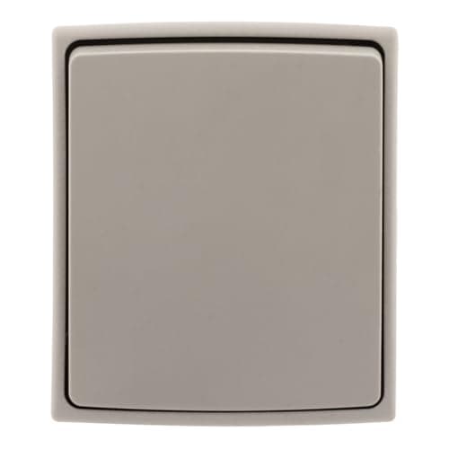 Interrupteur va-et-vien IP55 gris Orok Zenitech pour intérieur