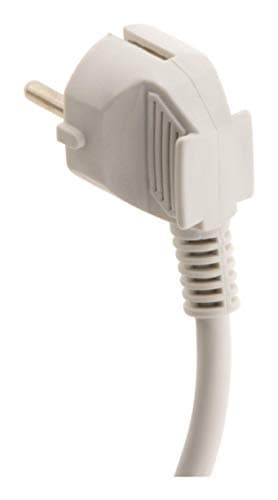 Zenitech Bloc 6 Prises 16A Blanc & Prolongateur ménager - Fonction Interrupteur Hobo HO5VV-F 3G1 Blanc 1,90m