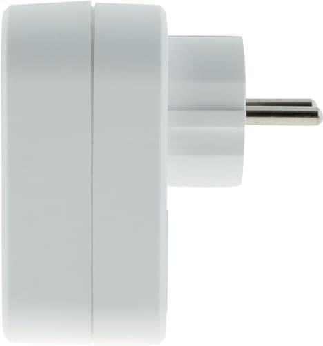 Zenitech Prise Schuko 16A + 2 USB A 3,4A - Prise Murale Blanc - Idéale pour Smartphones et Tablettes - Chargeur USB Inté