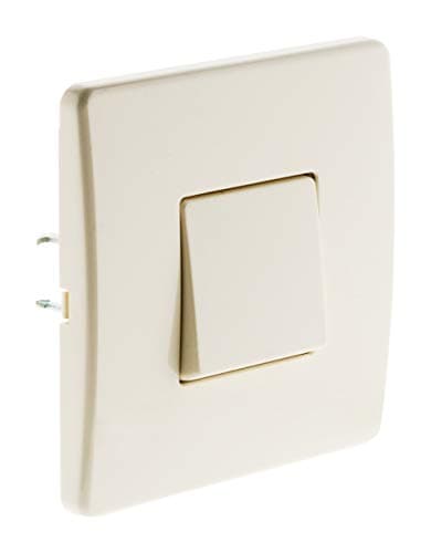 Zenitech Vega 2 Bouton Poussoir Blanc avec Vis et Griffes - Pour Installation Électronique ou Réparation Domestique
