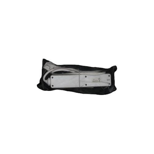Bloc Multiprise 4 Prises 16A avec Terre + Interrupteur Marche/Arrêt Lumineux, Câble 1m - Blanc Compact et Robuste