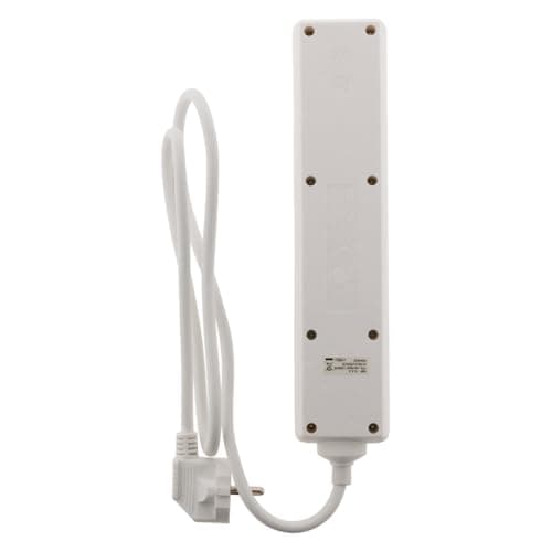 Titre SEO optimisé : Bloc multiprise Zenitech 5 prises 2P+T 16A blanc