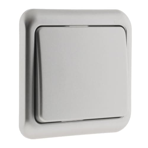 Interrupteur simple Antaria Zenitech chromé - maison - intérieur - design moderne - 2 poles - 315A