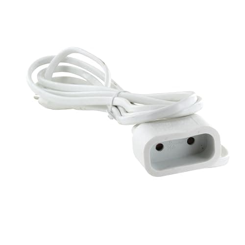 Prolongateur HO3VVH2-F Blanc 2M 6A 2x0,75mm2 PourElectricité