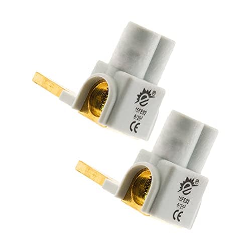 Bornes de raccordement horizontales Zenitech Lot de 2 | Usage intérieur | Connexion sécurisée | Diamètre 32mm | Coloris