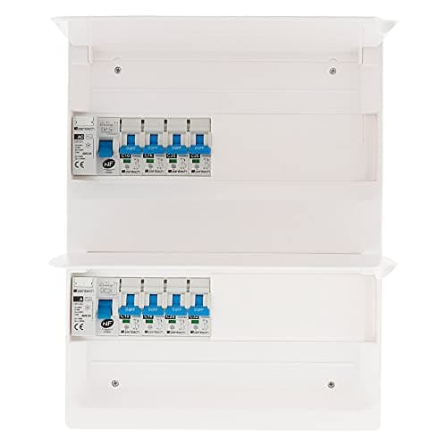 Zenitech - Coffret électrique 26 modules T1/T2 pour professionnels - 8 disjoncteurs sécurisés