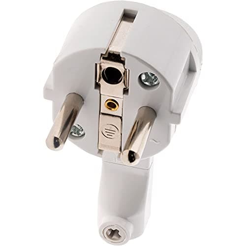 FICHE MÂLE 2P+T 16A EXTRAPLAN EXQUISEMENT BLANC - ZENITECH