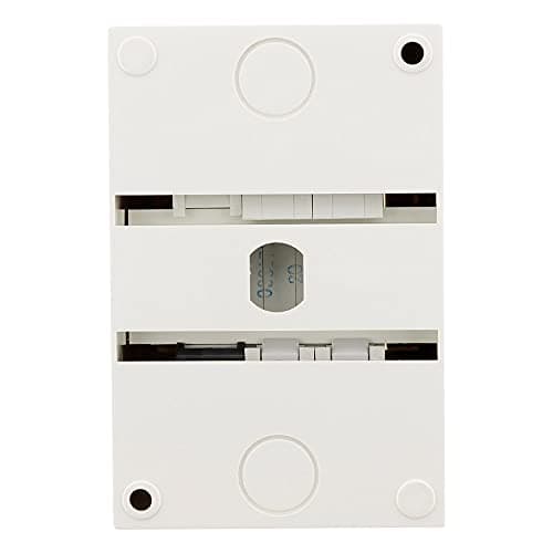 Zenitech - Coffret chauffe-eau 2 disjoncteurs 2A-20A & contacteur jour/nuit pour maison - 2 circuits 220V Simon & Brown