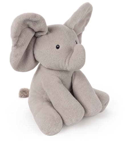 Interactive Elephant Plush for Baby - Talks, Sings, and Moves in French - Educational Toy for Toddlers 1 Year + | 30 cm