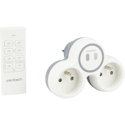 Biplite 2300W - Chauffage d'appoint puissant avec télécommande Blanc - Bolea