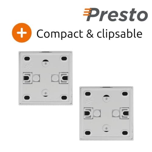 Interrupteurs va et Vient Zenitech +4 prises électriques - 16A saillie - Blanc - Presto