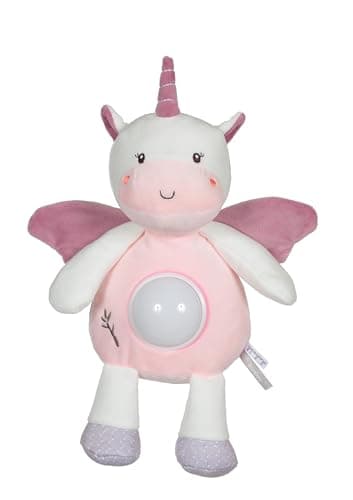 VEILLEUSE GIPSY TOYS CHAT PREMIER ÂGE’BAMBOO’GRIS ET ROSE 26CM — Licorne