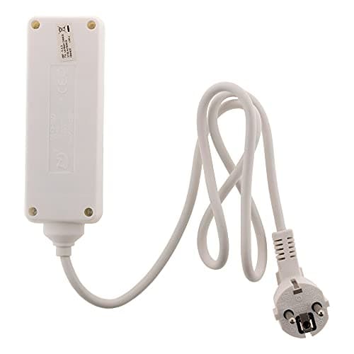 Bloc multiprise Blanc - 2x6A + 2x16A - Zenitech - Fonctionnalités multiples - Éléments de sécurité - Convient pour tous