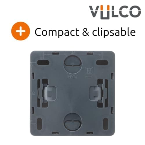 Prise téléphone Zenitech 8 plots en saillie Blanc Vulco - Fonctionnel et pratique pour toute la famille - Idéal pour le