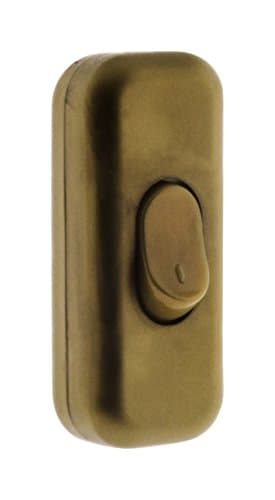 Zenitech - Interrupteur 2A Unipolaire Noir | Interrupteur Sécurisé pour Électroménager et Projets Électriques - Spécific — Doré
