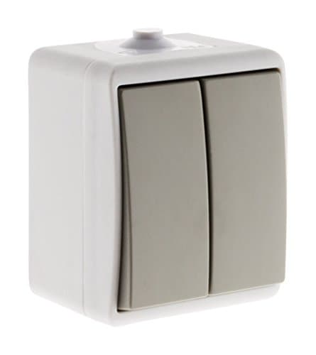 Zenitech & Va et Vient Double IP54 - IP54 - Dual Use Water Resistant - Multifunctional Outdoor Lighting - 200W White LED