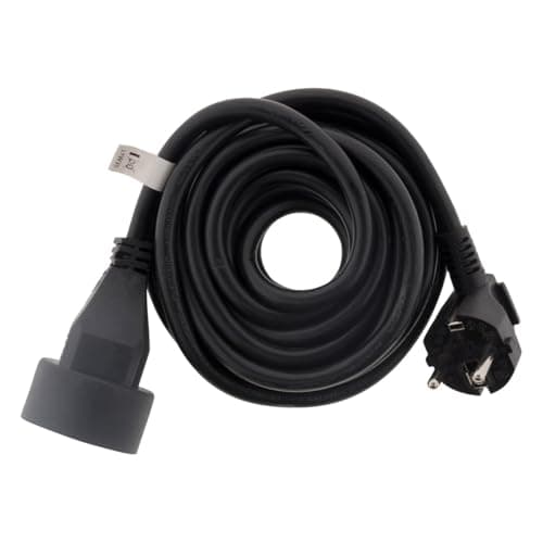 Prolongateur 16A 2P+T HO5VV-F 3G1,5mm² - Noir 5m - Zenitech