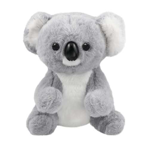Peluche Koala Réaliste 23 cm Gris Ultra Doux et Apaisant pour Enfants et Adultes
