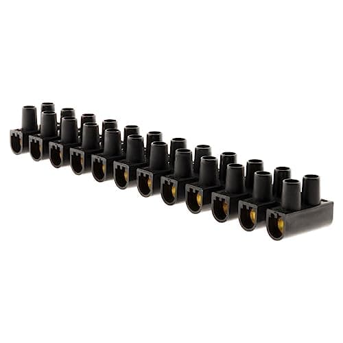 Zenitech - Barrette à cheveux noir pour femmes - cheveux courts - coiffure facile - 12 plots - 16mm²