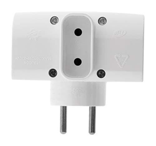 Multiprise Zenitech 2P 6A + 2P+T 16A Blanc