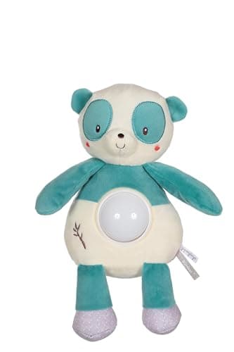 VEILLEUSE GIPSY TOYS CHAT PREMIER ÂGE’BAMBOO’GRIS ET ROSE 26CM — Panda