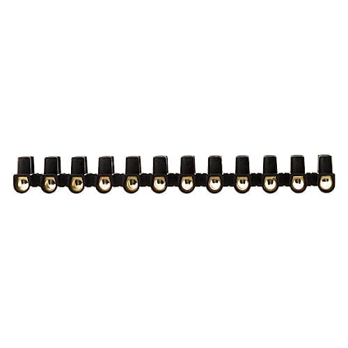 Zenitech - Barrette à cheveux noir pour femmes - cheveux courts - coiffure facile - 12 plots - 16mm²