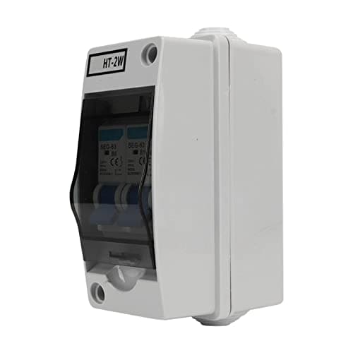 Disjoncteur de Fuite MCB 230V 6A 16A 2 Voies Étanche - Protection Électrique Sécurisée pour Installation Domestique et I